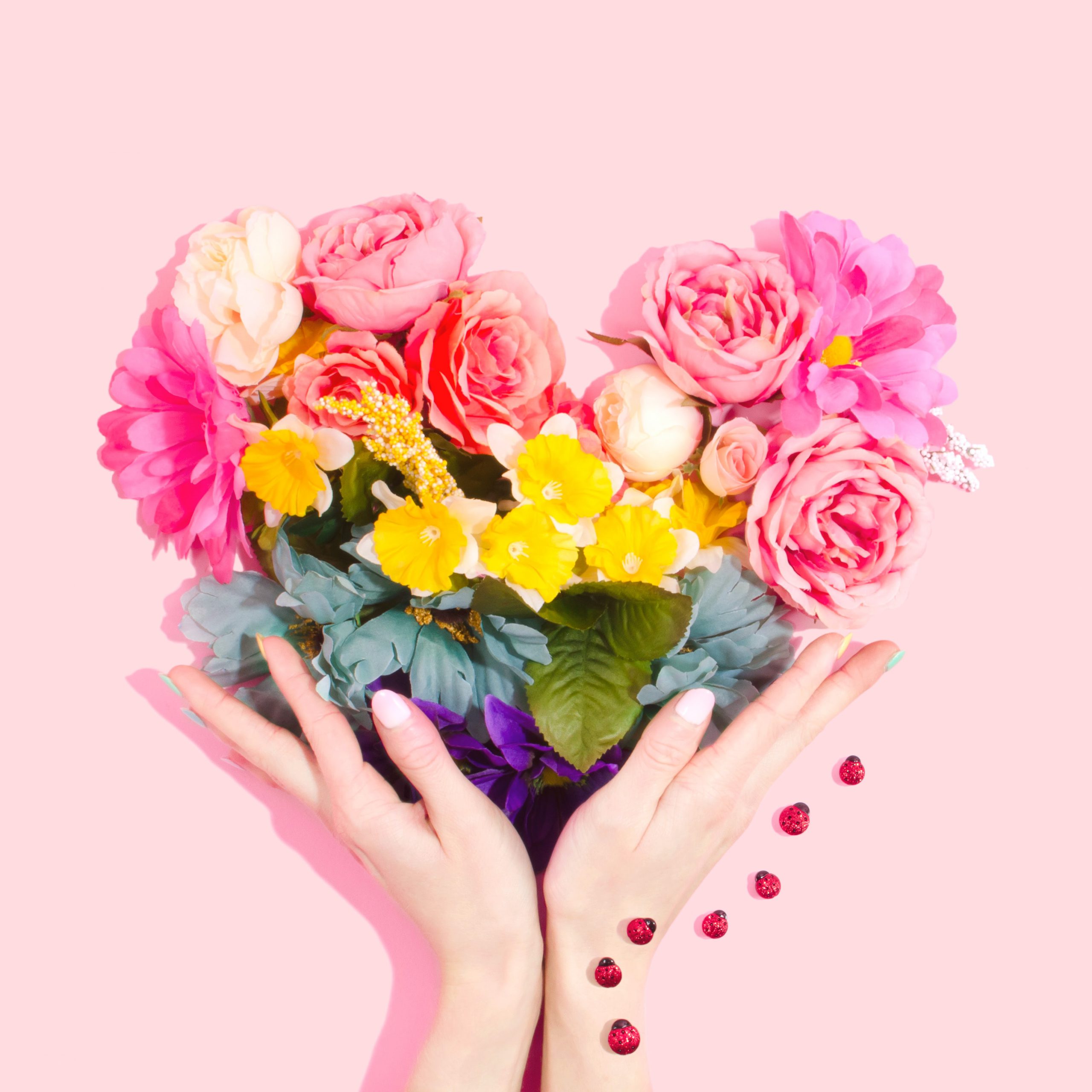 coeur st valentin coeur de fleur